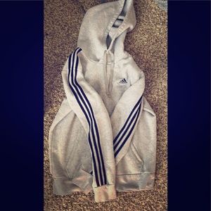 Adidas grey hoodie